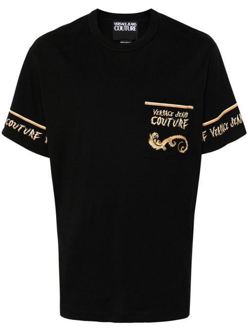 T-shirt uomo maniche corte Versace jeans Couture | 77GAH6RBJS427G89